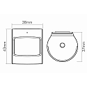 nobil� motion sensor Bluetooth controllable, white