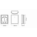 nobil� Capteur contr�lable par Bluetooth, blanche