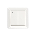 Bouton-poussoir 2 voies, contrôlable par Bluetooth, scintillant, blanche