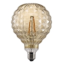 Ampoules décoratives à filament AVRA SQUARE E27 2W 140lm 2200K 360° CRI 80 , ambre 