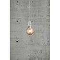 Pendant luminaire HANG, E27, IP20, white