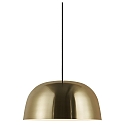 Luminaire � suspension CERA E27 IP20, scintillant, laiton, noir  