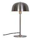 Lampe de table CERA E14 IP20, acier brossé 