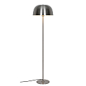 Lampadaire CERA E27 IP20, acier brossé 
