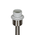 Nordlux Lampadaire CERA E27 IP20, acier brossé 