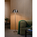 Nordlux Lampadaire CERA E27 IP20, acier brossé 