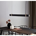 Luminaire à suspension LILT IP20, noir, noir mat gradable