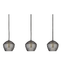 Nordlux Luminaire � suspension ORBIFORM 3 flammes E14 IP20, laiton, couleurs fum�e, noir  