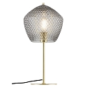 Nordlux Lampe de table ORBIFORM avec interrupteur, avec prise de courant E27 IP20, laiton bross� 