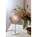 Nordlux Lampe de table ORBIFORM avec interrupteur, avec prise de courant E27 IP20, laiton bross� 