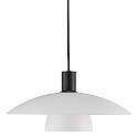 Nordlux Luminaire � suspension VERONA E27 IP20, blanc opale, noir , noir mat 