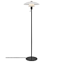Lampadaire VERONA E27 IP20, blanc opale, noir , noir mat 