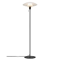 Nordlux Lampadaire VERONA E27 IP20, blanc opale, noir , noir mat 