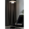 Nordlux Lampadaire VERONA E27 IP20, blanc opale, noir , noir mat 