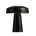 Lampe de table TIME E27 IP20, blanc opale, noir , noir mat 