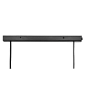Luminaire à suspension CONTINA 3 flammes G9 IP20, blanc opale, noir , noir brillant 