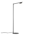 Lampadaire CONTINA G9 IP20, blanc opale, noir , noir mat 