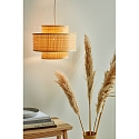 Nordlux Lampe de table TRINIDAD E27 IP20, marron, blanche 
