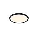Nordlux LED Ceiling luminaire OJA 29 LED Bathroom luminaire, 14,5W, 3000/4000K, IP54, black