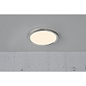 Nordlux Luminaire de plafond OJA 29 IP54 SCENE SELECT rond, CCT Switch, r�glable IP54, nickel bross�, blanche 