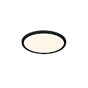 ceiling luminaire OJA SMART 29 tunable white, Bluetooth controllable IP20, black matt dimmable