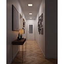 Nordlux LED Ceiling luminaire OJA SQUARE 29, 14,5W, 3000/4000K, 1600lm, IP20, ring white