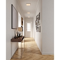 Nordlux LED Ceiling luminaire OJA SQUARE 29, 14,5W, 3000/4000K, 1600lm, IP20, ring white