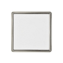 Nordlux LED Ceiling luminaire OJA SQUARE 29, 14,5W, 3000/4000K, 1600lm, IP20, ring white and brushed nickel