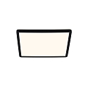 LED Ceiling luminaire OJA SQUARE 29 Bathroom luminaire, 14,5W, 3000/4000K, 1600lm, IP54, ring black