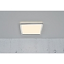 Nordlux Luminaire de plafond OJA SQUARE 29 IP54 SCENE SELECT angulaire, CCT Switch, r�glable IP54, chrome gradable