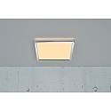 Nordlux Luminaire de plafond OJA SQUARE 29 IP54 SCENE SELECT angulaire, CCT Switch, r�glable IP54, chrome gradable