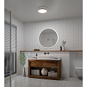 Luminaire de plafond NOXY CCT Switch, commutable IP44, blanc mat 