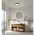Nordlux Luminaire de plafond NOXY CCT Switch, commutable IP44, noir mat 