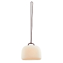 Nordlux Battery lamp KETTLE TO-GO 36 IP65, mat, red, white dimmable