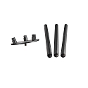 Nordlux Pied de lampe pour KETTLE TRIPOD 31, noir mat