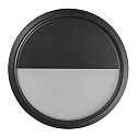 Luminaire mural d'ext�rieur AVA SMART LIGHT rond, programmable IP54, noir mat gradable