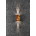 LED Wall luminaire FOLD 10 LED Outdoor luminaire, 2x 3,5W, 3000K, up to 2x 250lm, IP54, corten