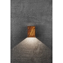 LED Wall luminaire FOLD 10 LED Outdoor luminaire, 2x 3,5W, 3000K, up to 2x 250lm, IP54, corten
