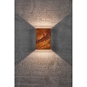 Nordlux Luminaire mural d’extérieur FOLD 15 LED haut bas, angulaire, réglable, commutable IP54, corten, mat 