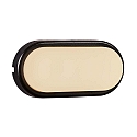 Luminaire mural d’extérieur CUBA BRIGHT ovale, commutable IP54, scintillant, blanche 