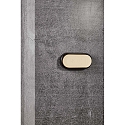 Luminaire mural d’extérieur CUBA BRIGHT ovale, commutable IP54, scintillant, blanche 