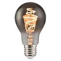 LED Filament light bulb SPIRAL DECO Standard, E27, 4,5W, 1800K, 120lm, glass smoky