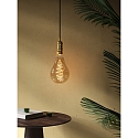 Nordlux LED Filament light bulb SPIRAL DECO Standard, E27, 8,5W, 2000K, 600lm, glass gold, dimmable