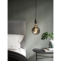 Nordlux LED Filament light bulb SPIRAL DECO Globe, E27, 8,5W, 1800K, 200lm, glass smoky, dimmable