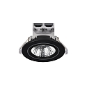 Nordlux Downlight ALEC rond IP20/44, noir  