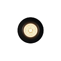 Nordlux Downlight STARKE rond IP20, scintillant, noir  gradable
