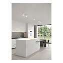 Luminaire de plafond ETHAN à 1 flamme GU10 IP20, blanc mat 