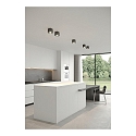 Nordlux Luminaire de plafond ETHAN à 1 flamme GU10 IP20, noir mat 