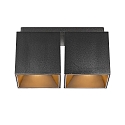 Nordlux ceiling luminaire ETHAN 2 flames GU10 IP20, black matt 