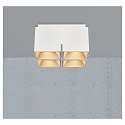 Luminaire de plafond ETHAN 4 flammes GU10 IP20, blanc mat 